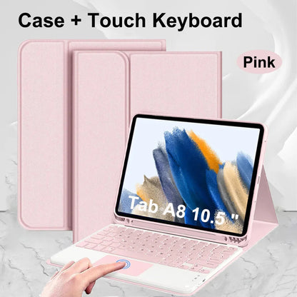 Case for Samsung Galaxy Tab A8 10.5 Inch,Wireless Bluetooth keyboard cover for Tab A8 10.5 Inch,Samsung Smart Stand Cover