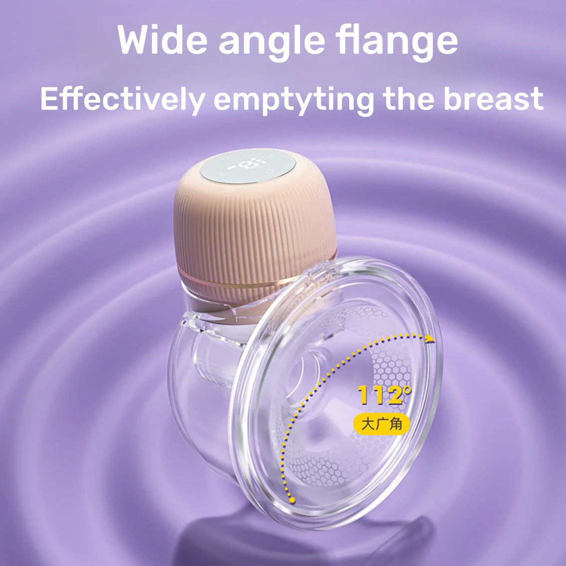 Wearable Electric Breastmilk Pump Handsfree BPA Free With 3 Mode 9 Levels Adjustable Low Noise Wireless Breastfeeding Pump