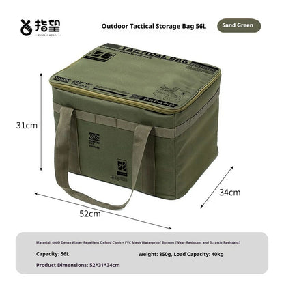 30l/42l/56l Insulated Waterproof Tactical Camping Bag Foldable Outdoor