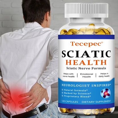 Relieve Sciatica Capsules - Relieve Pain, Improve Flexibility, Support Nerve and Joint Health, Relax Muscles