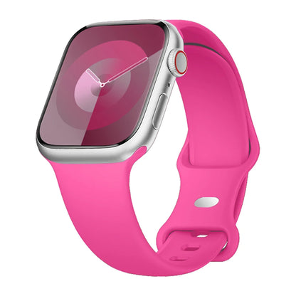 Silicone Strap For Apple Watch Bands 40mm 44mm 46mm 45mm 41mm 49mm 42 Correa Bracelet iWatch series ultra3 2 7 8 9 se 10 11 band