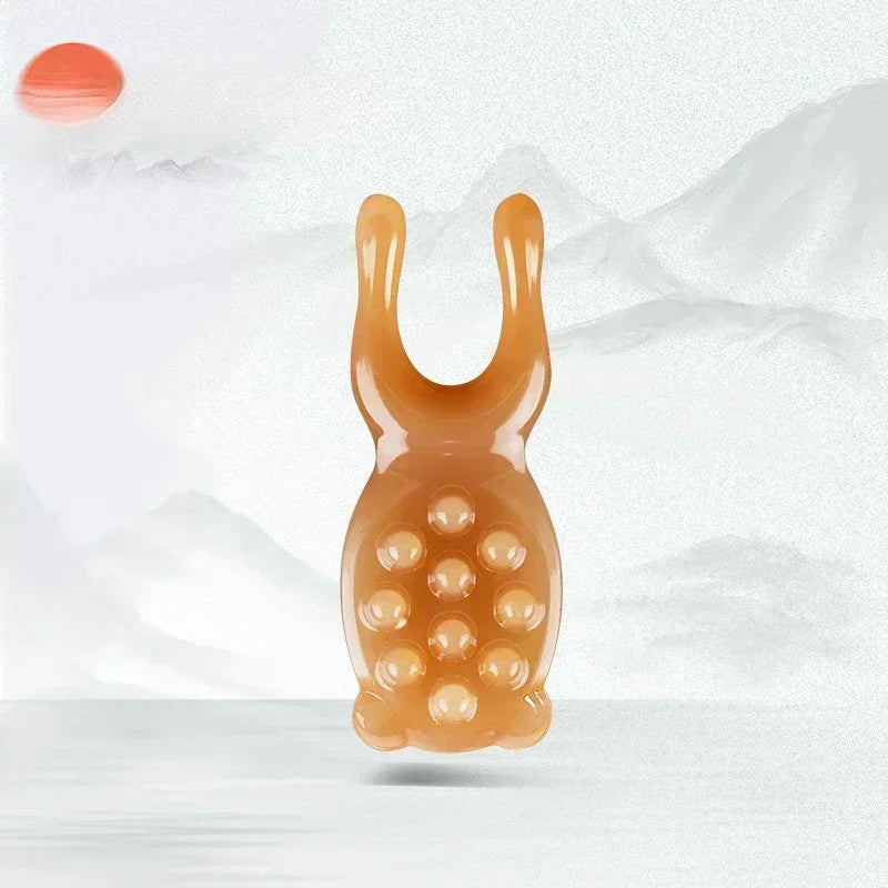 Resin Face Lifting Guasha Scraping Massage Facial Tools Massage Plate Reduce Puffiness Nose Lifting Nose Massager