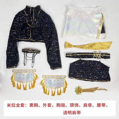 Easter For Teen Dress Roleplay Glitter Costume Cosplay Shiny  Disguise for Women Suit Outfits Halloween Xmas Carnival Party Suit