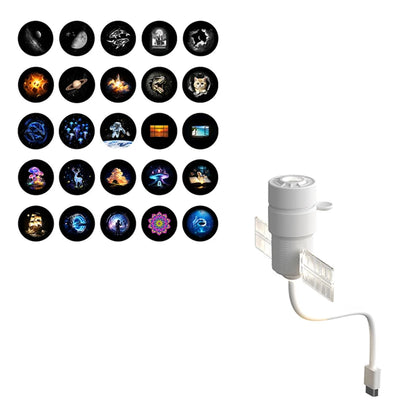 Satellite Shaped HD Star Projector & night light Plug and Play HD Dynamic Galaxy Projectors LED Night Light for Bedroom Ceiling