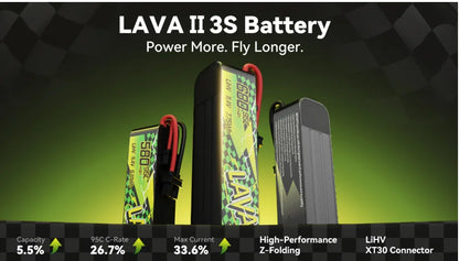 BETAFPV LAVA II 2S-3S 580mAh/680mah 95C Battery XT30 Connector For  Pavo Pico II  Pavo Femto Pavo20 Pro II  FPV Racing Drone