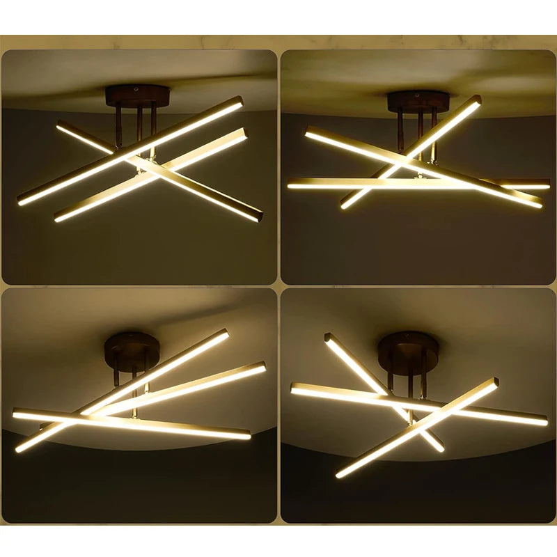 2026new ceiling lamp Nordic modern LED lamp living room dining room bedroom lights ceiling chandelier