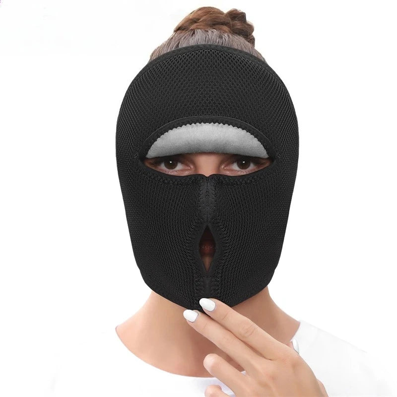 Electric Heated Face Mask Heating Pad Relieve Facial Discomfort Home Relax Wellness Face Mask 3 Modes Timing Function