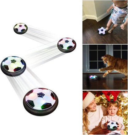 18cm LED Hover Football with Foam Buffer Electric Football Parent-child Interactive Indoor Sports Toy Children's Birthday Gift