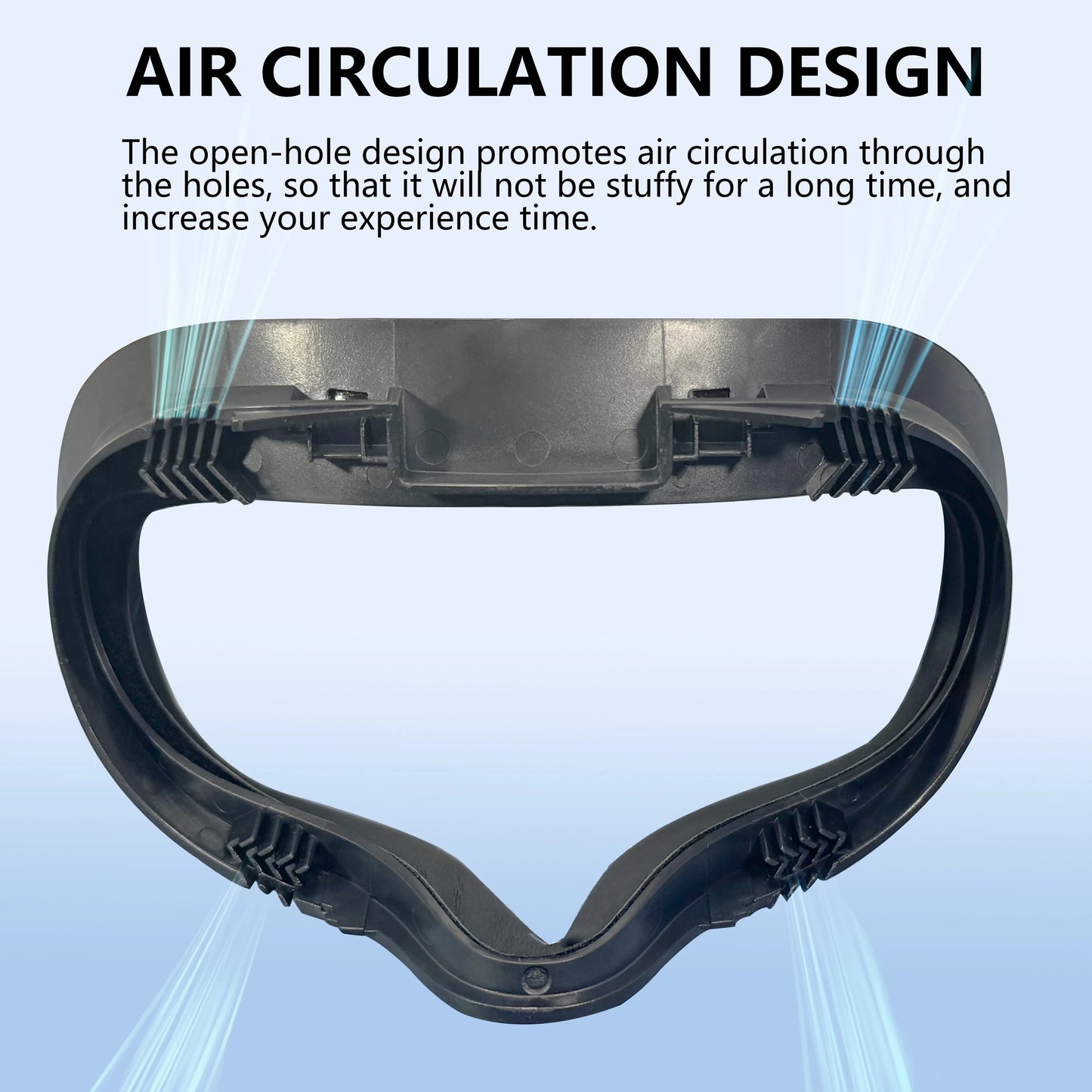 For Oculus Quest 2 Face Cover PU Cushion Facial Interface Accessory Kit with Eye Pads For Enhanced Comfort During VR Use