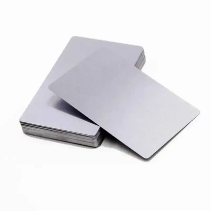 Customized High-grade VIP Metal Card NFC Chip Stainless Steel Business Card With Frosted Design Metal Printing Product