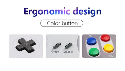 2 Reciever Wireless Colorful Button 2.4G Game Controller Joypad Joystick ByBluetooth for SNES Super Classic MINI Gamepad for PC