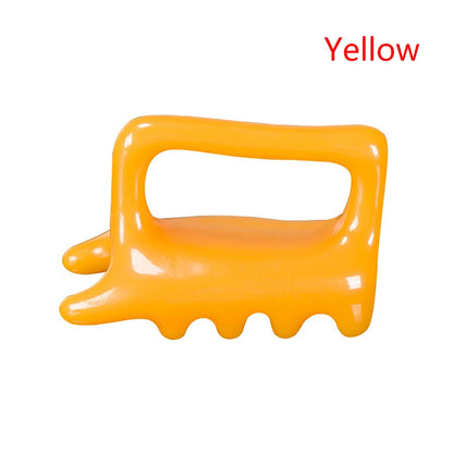 Resin Double Push Massager SPA Scraping Body Massage Tool For Spine Waist And Shoulder Relieve Physical Fatigue