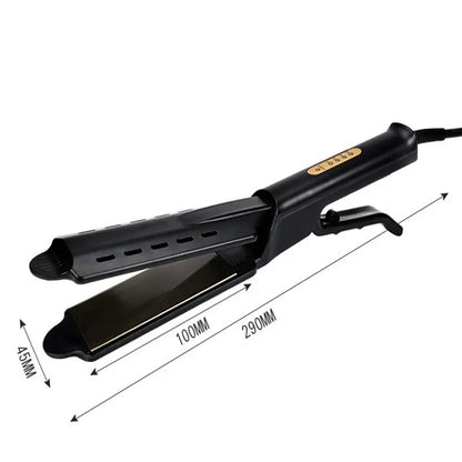 Wide Plate Ionic Flat Iron Hair Straightener Adjustable Temperature 4 Gear Professional Styling Tools Hair Straightener