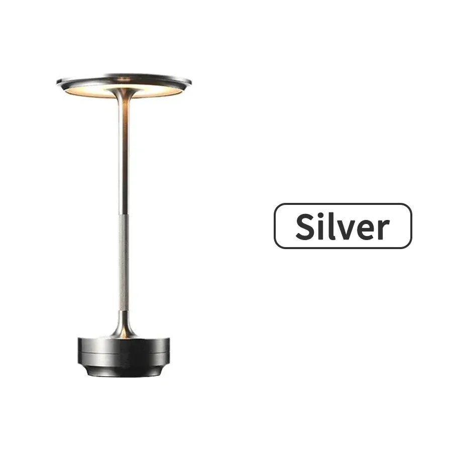 Wireless Table Lamp for Bedroom USB Rechargeable Touch Lamp Candle Creative Lamps Room Decoration Desk Lamp