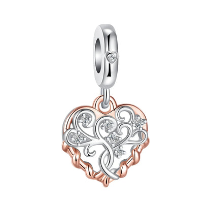 925 Sterling Silver Fashion Bee Honey Jar Sunflower Autumn Series