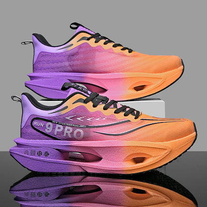 Running Shoes Men High Quality Full Palm Carbon Plate Cushion Professional Training Shoes Lightweight Wear-Resistant Sneakers