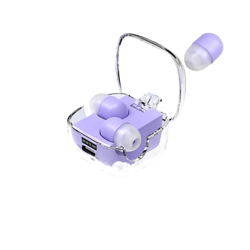 Mini High Sound Quality Wireless Bluetooth Invisible Sleep Earphone Noise Cancellation Stereo Headset Sport Exercise Game Earbud