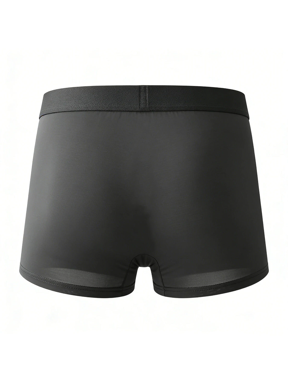 4 Pieces of Luxury Ice Silk Satin Flat Briefs, Men's Underwear, Smooth Cool Briefs, Breathable and Comfortable Fit Briefs