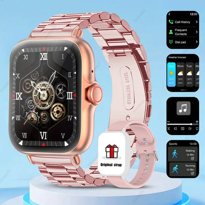 1.83'' Smart Watch with Message Answer Call Sleep Monitoring Sports Pedometer Information Alerts For iPhone Android