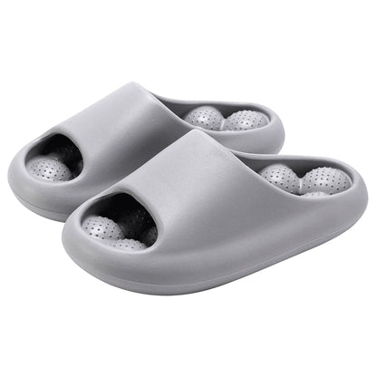 TZLDN Ergonomic EVA Unisex Bathroom Slippers Water-Leakage-Proof Massage Indoor Slippers Comfortable Breathable Casual Slippers