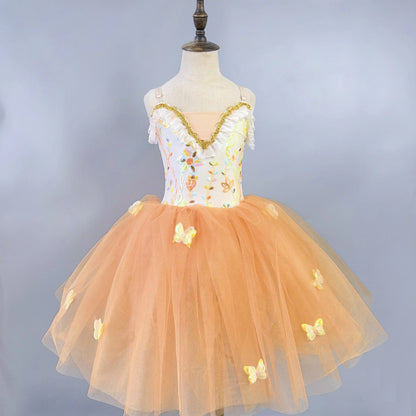 Ballet Performance Tutu Dress Girls Dance Wear Outfit Children Stage Clothing Fashion Ballet Dresses Princess Vestido Kids