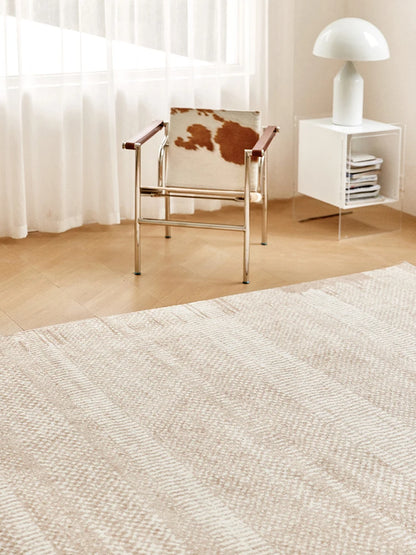 Luxury Simple Rugs Carpet Living Room Thick Anti-skid Cream Style Area Rug for Study Home Cloakroom Modern Floor Mat Bedroom Rug
