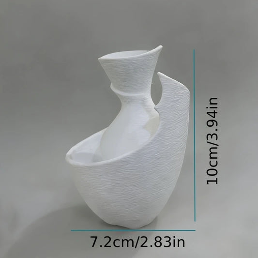 Minimalist Nordic Vase, Light Luxury Tabletop Ornament, Art Flower Arrangement Decor for Entryway Living Room