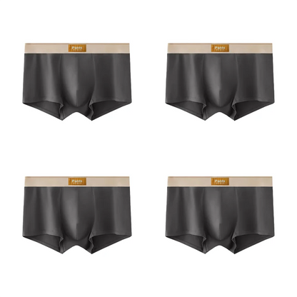 4 pcs Men Underwear Cotton BoxerShorts Hombre Panties Man Breathable Underpants Sexy Sports Comfort Male Boxers Large Size L-7XL