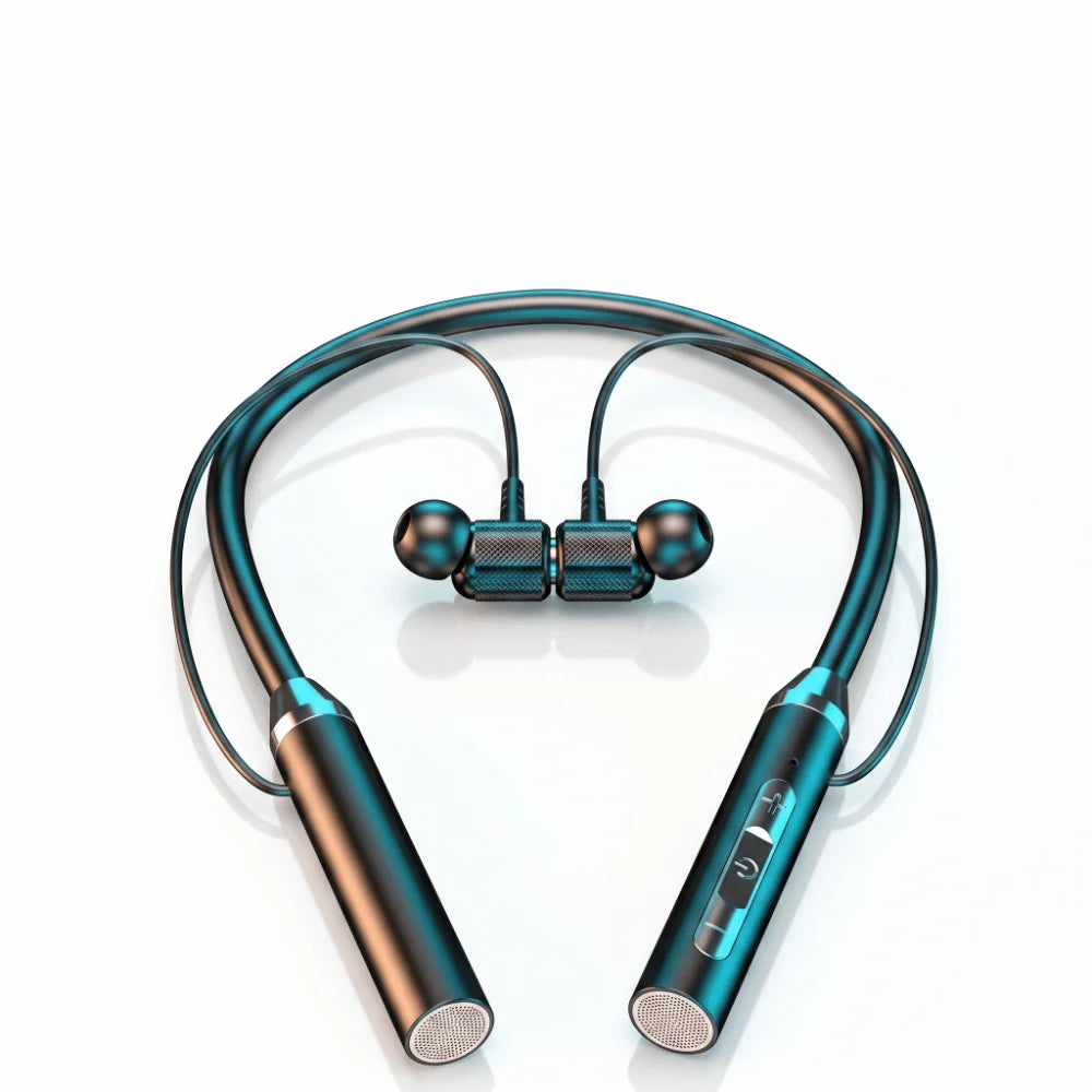 Bluetooth 5.0 Wireless Bluetooth Headphones 9D Stereo Magnetic Design Neckband Earphone HiFi Stereo With Mic Bluetooth Earphone