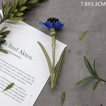 Creative Handmade Exquisite Green Plant Brooch Corsage Woman Retro Pearl Brooches Coat Accessories Jewelry