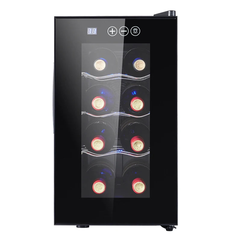 8/12-Bottle Wine Cooler | Compact Peltier-Type Countertop Wine Cooler | Smart Temperature Control | Quiet Operation(Customized)