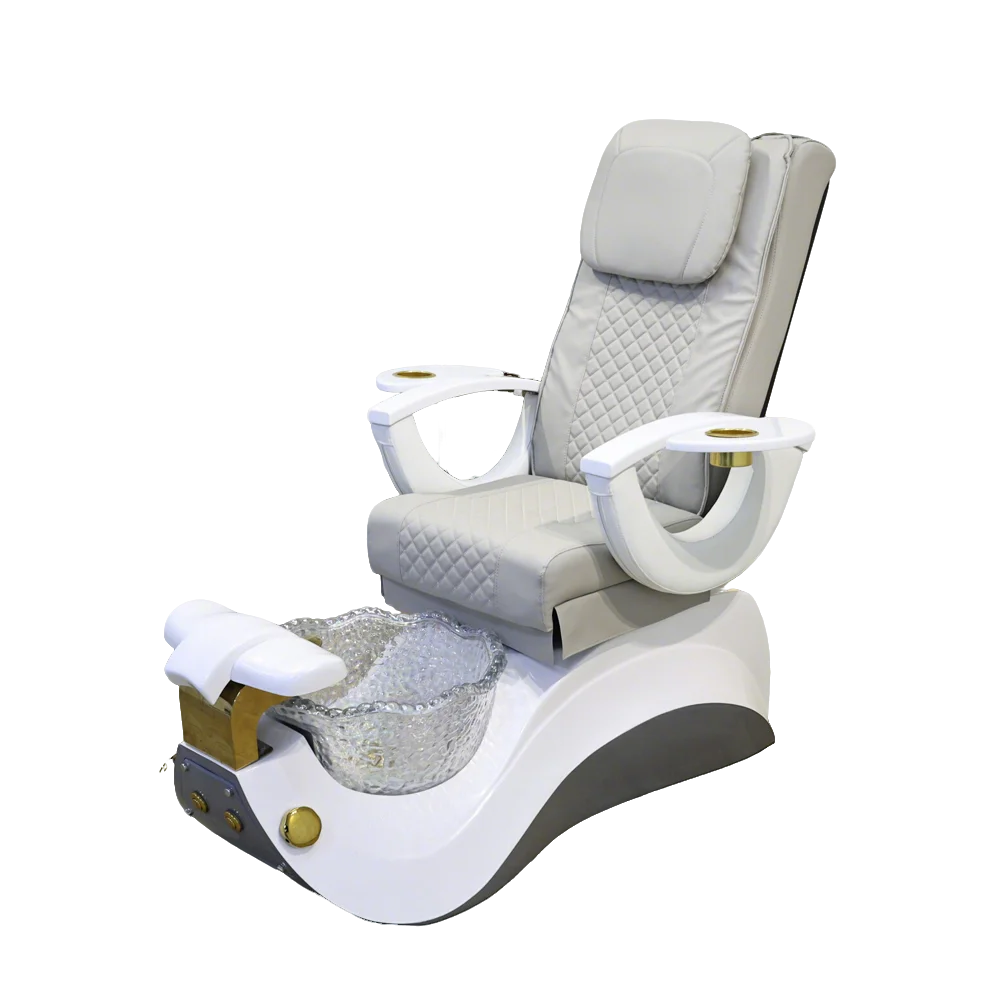 Nail Salon White Massage Pedicure Spa Chair Pipeless Luxury Pedicure foot bath chairs