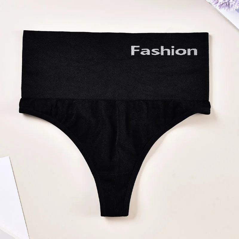 Sexy Women's High Waisted Underwear, Seamless Thong, Slimming Open Buttocks Underwear, Slimming Underwear, Women's Underwear