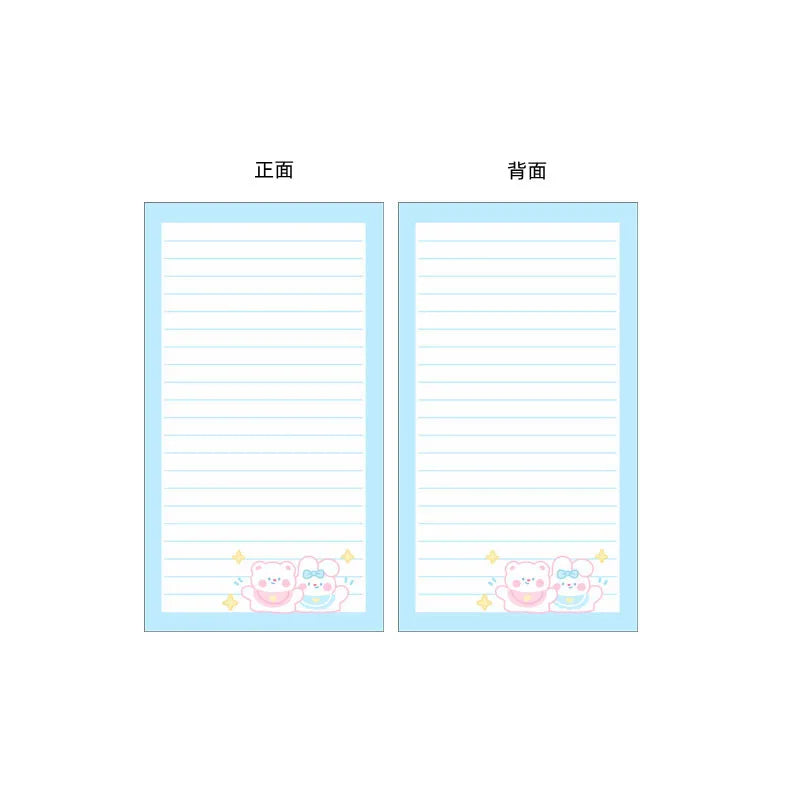 A6 Cute Binder Rabbit Week Plan Todo Paper Refill Accessories 120gsm Loose-leaf Notebook Journal Diary Paper School Stationery