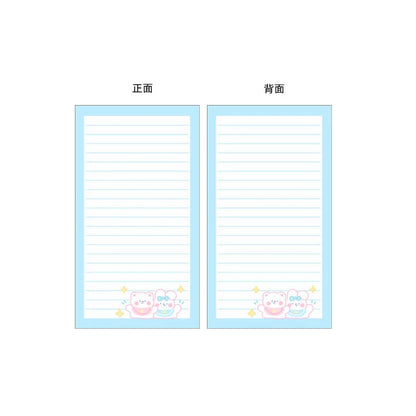 A6 Cute Binder Rabbit Week Plan Todo Paper Refill Accessories 120gsm Loose-leaf Notebook Journal Diary Paper School Stationery
