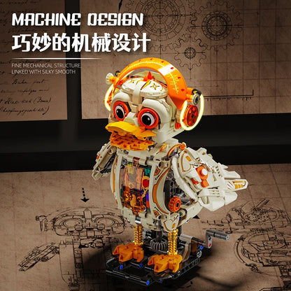Mechanical Duck Building Blocks Set 1168pcs Robotic Animal Model STEM Educational Toy for Kids Children Gift Tech Robot DIY Kit