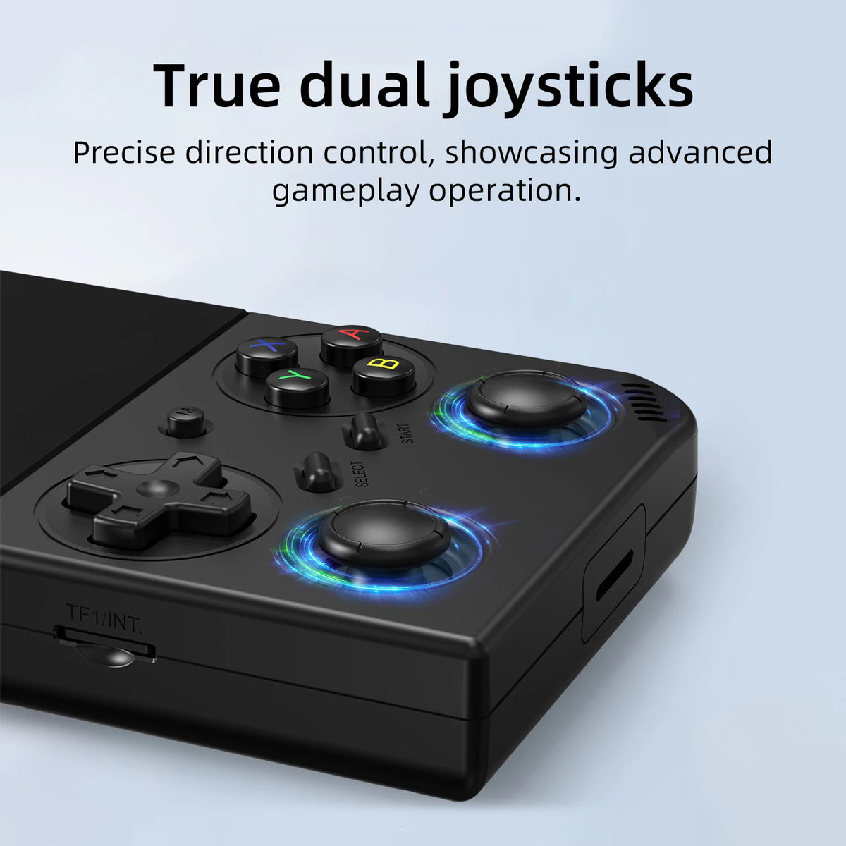 ANBERNIC RG35XX PRO Vertical Retro Gaming Console 3.5" IPS OCA Screen Linux 64-bit True Dual Joysticks Vibration Motor RixelHK