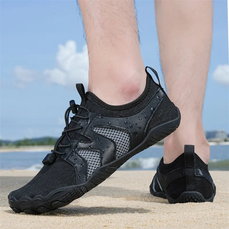 Men Women Water Shoes Upstream Wading Swimming Barefoot Five Fingers Aqua Shoe Beach Seaside Trekking Summer Unisex Sneakers New