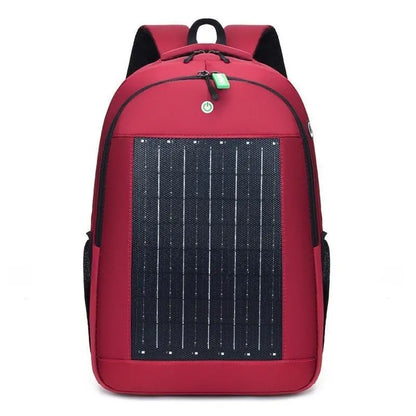 Solar Backpack Outdoor Charging Travel Travel Photovoltaic Backpack Led Lights Backpack Large Capacity Men And Women School Bags