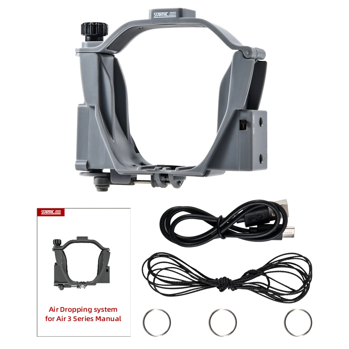 STARTRC Drone Airdrop System for DJI AIR 3 Payload/Delivery/Transport Drop Release Device for DJI AIR 3 Accessories