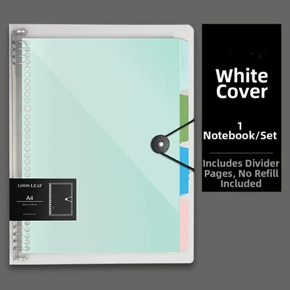 60Sheet Replaceable Refill Loose Leaf Notebook A4 A5 B5 Spiral Binder Paper Index Writing Book Stationery Office School Supplies