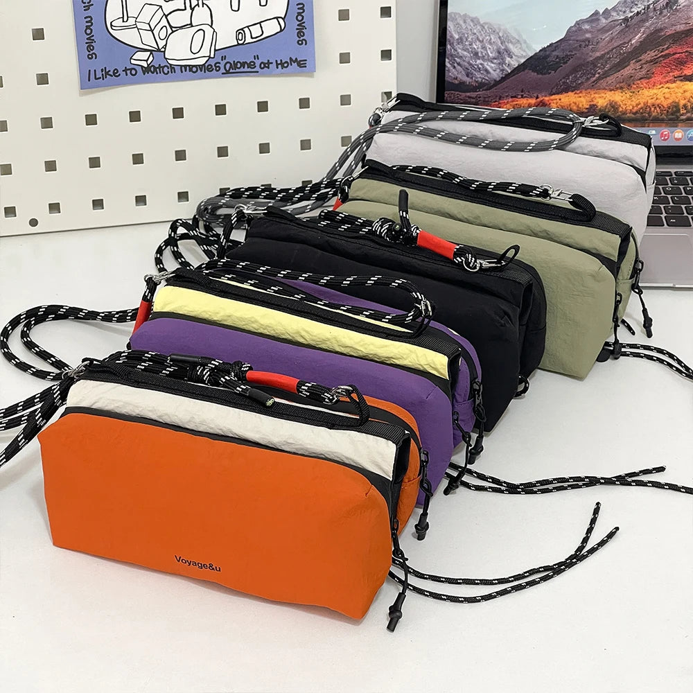 Water bottle bag, simple and lightweight crossbody bag, fashionable and casual sports shoulder bag, mobile phone bag