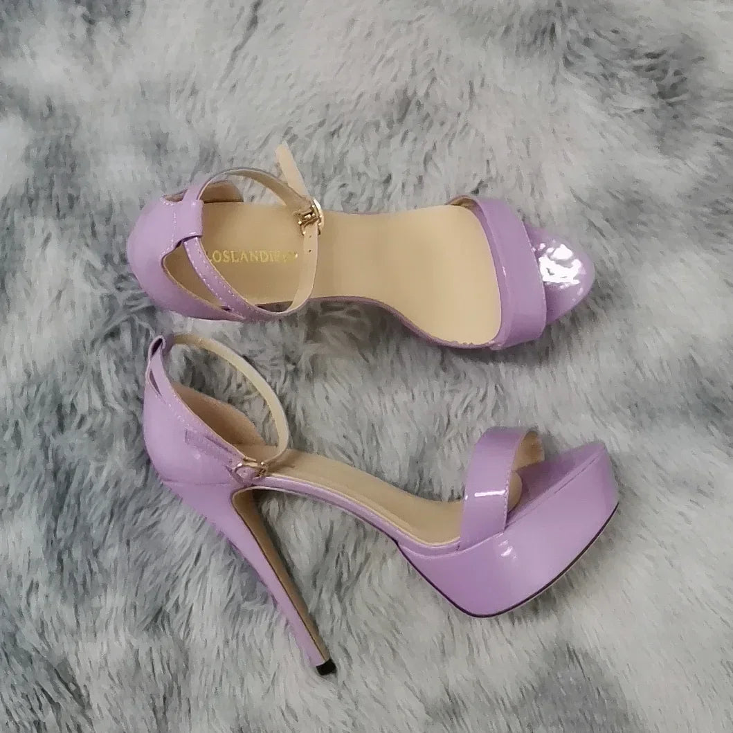 Sexy Gold Snake Print Women Sandals Open Toes 14cm Flash High Heels Nighclub Platform Party Wedding Jazz Dance Shoes Big Size 44