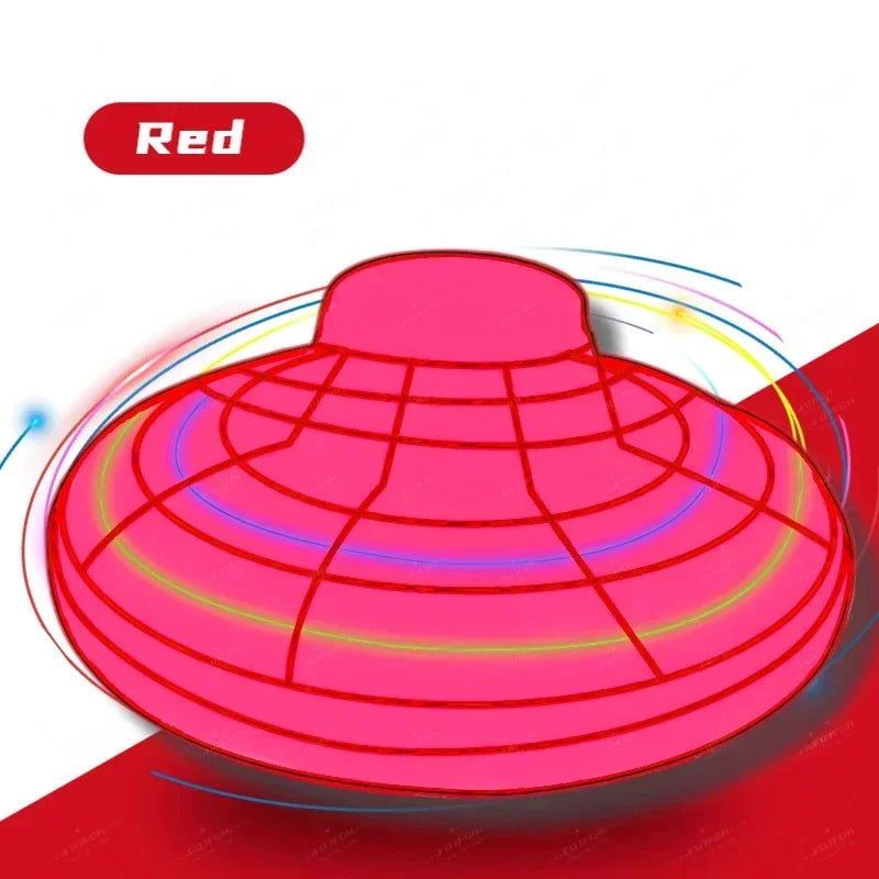 Magic Flying Helicopter Spinner Fingertip Flight Gyro Hover Ball Mini Drone Aircraft LED Light Outdoor Fun Toy for Teens & Adult