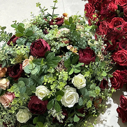 70/60/30cm White Rose Green Plants Leaf Artificial Flower Ball Wedding Table Centerpiece Decor Marriage Banquet Road Lead Floral
