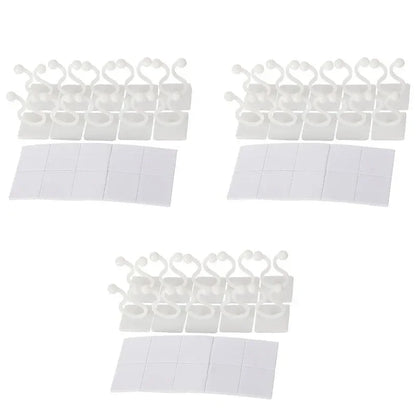 10/30/50pcs Home Garden Plant Climbing Wall Fixture Clips Rattan Vine Fixer Self-Adhesive Plant Climbing Wall Fixed Buckle Hook