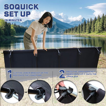 Camping Cot Portable Folding Bed Outdoor Ultralight Compact Tent Bed for Camping Travel Backpacking Hiking Sleeping Cot