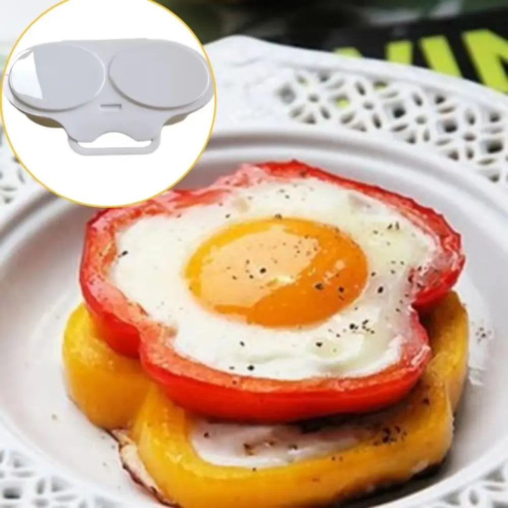 Food Grades Plastic Microwave Egg Cooker Heat Resistant Kitchen Cooking Mold Egg Fryer Easy To Clean Portable Steamed Egg Box