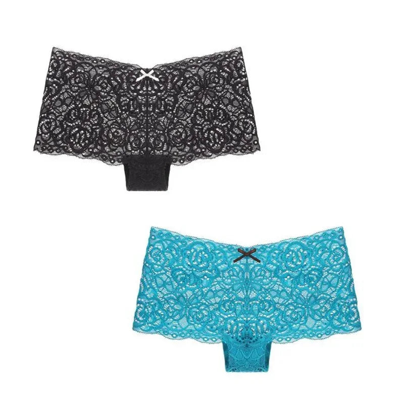 Boyshorts Underwear for Women Sexy Floral Panties S-XL Girls Low-Rise Ladies Comfortable Boxer Shorts