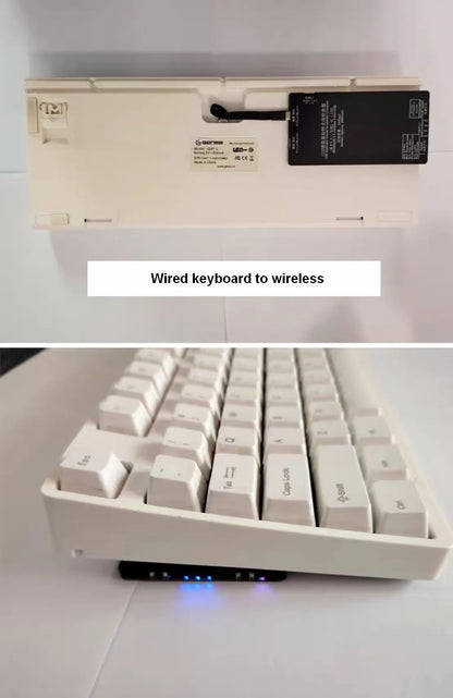 Wired USB Keyboard Mouse To Wireless Converter With Built-in Battery Bluetooth 5.3 Module for DIY Keyboard Adapter